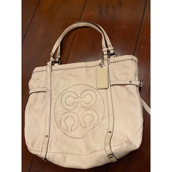Coach Audrey Leather Andie Cinched Tote - Picture 9 of 9